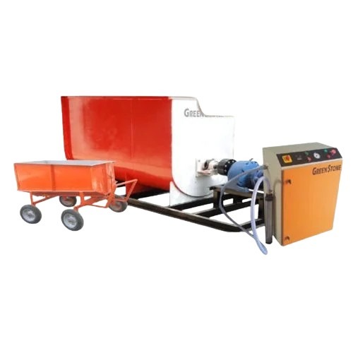 Green Stone Semi Automatic Solid Brick Making Machine