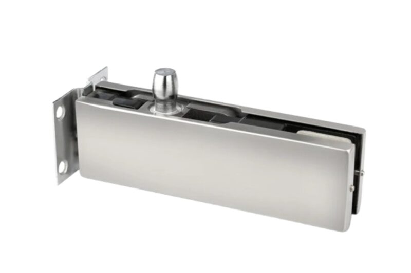 IRONMONGERS Glass Door Patch Fitting Overpanel Patch with Pivot PT-04 1554 Stainless Steel