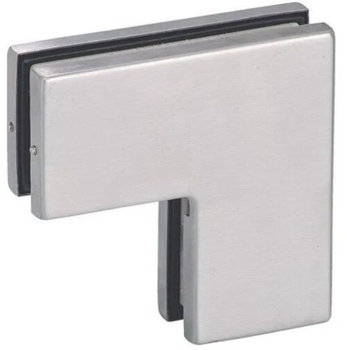 IRONMONGERS Glass Door Patch Fitting Corner Patch PT-05 1555 Aluminium Alloy