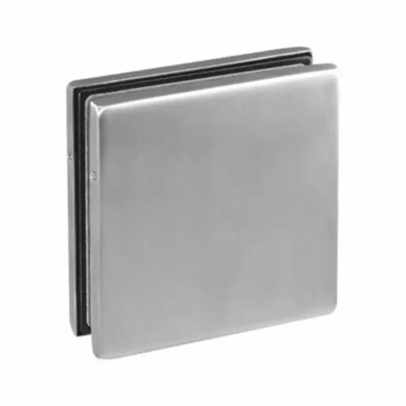 17240-9767_image_0.jpg IRONMONGERS Glass Door Patch Fitting Quadeaple Patch Connector PT-09 1560 Aluminium Alloy