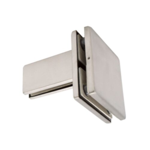 IRONMONGERS Glass Door Patch Fitting Quadraple Patch PT-17 1872 Aluminium Alloy