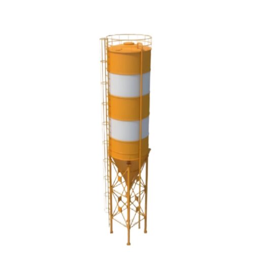 Cement Silo Storage System 14 m 100 ton