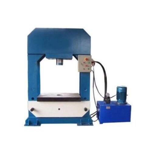 Nayan 100 ton Power Operated 300 mm H Frame Hydraulic Press 500 x 1000 mm