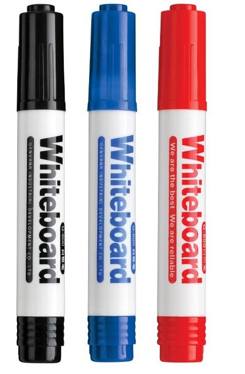Whiteboard Blue Markers
