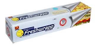 Hindalco Plain 10 Micron 20cm 25m Aluminium Foil