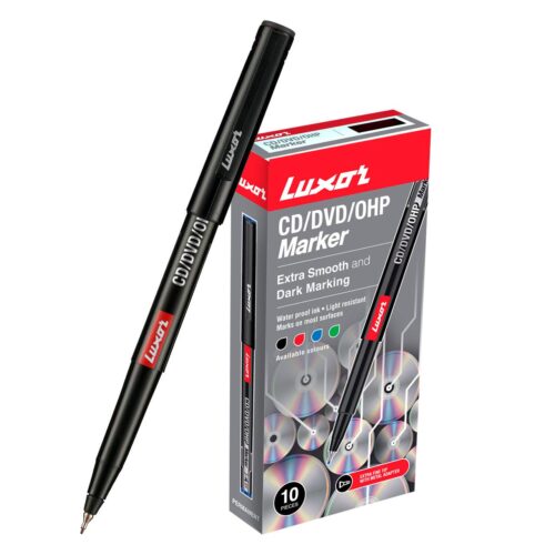 16001-2138_image_0.jpg LUXOR CD Black, Blue, Red, Green Markers