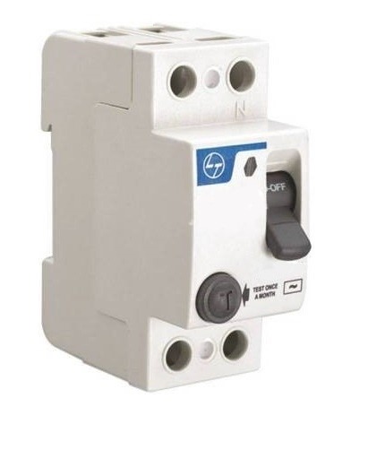 L&T BC202503 25 A Double Pole 100 mA RCCB