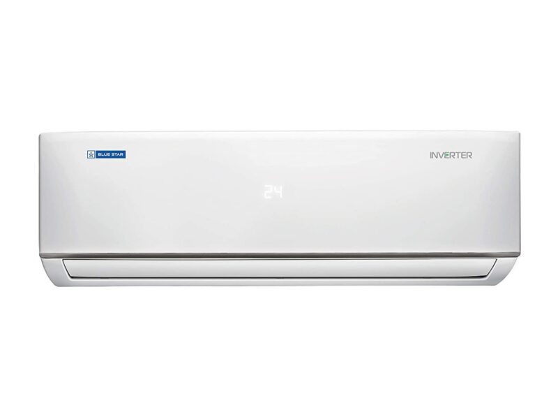 16045-338_image_0.jpg BLUE STAR 1.5 ton Split Inverter IC518DLTU 5 Star White Room Air Conditioner