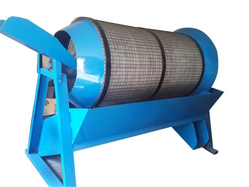 1 Tons Sand Per Hour Rotary Semi-automatic Sand Siever Vishwkarma