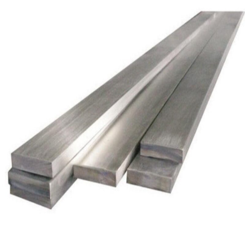 RINL Flat Bright Metal Bar Carbon Steel EN 8D 15 - 80 mm