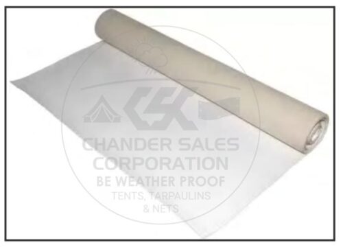 Chander Sales Polycotton Canvas Cloth upto 50 m upto 2 m White