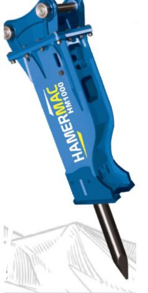 HAMERMAC Rock Breaker 500 - 900 bpm HM1000