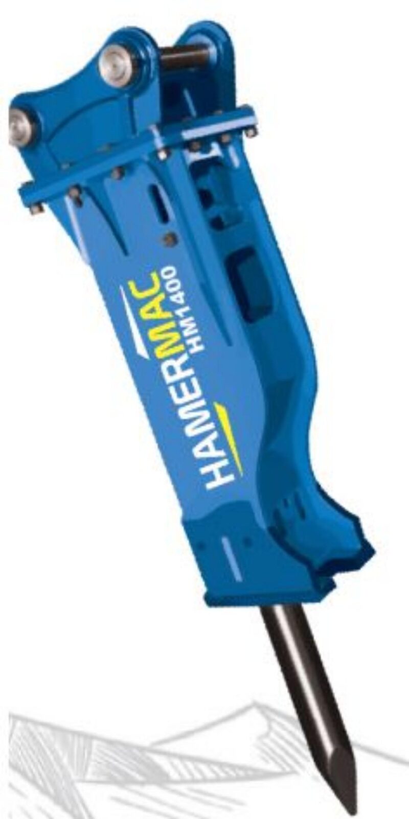 16303-785_image_0.jpg HAMERMAC Rock Breaker 800 - 1400 bpm HM1400