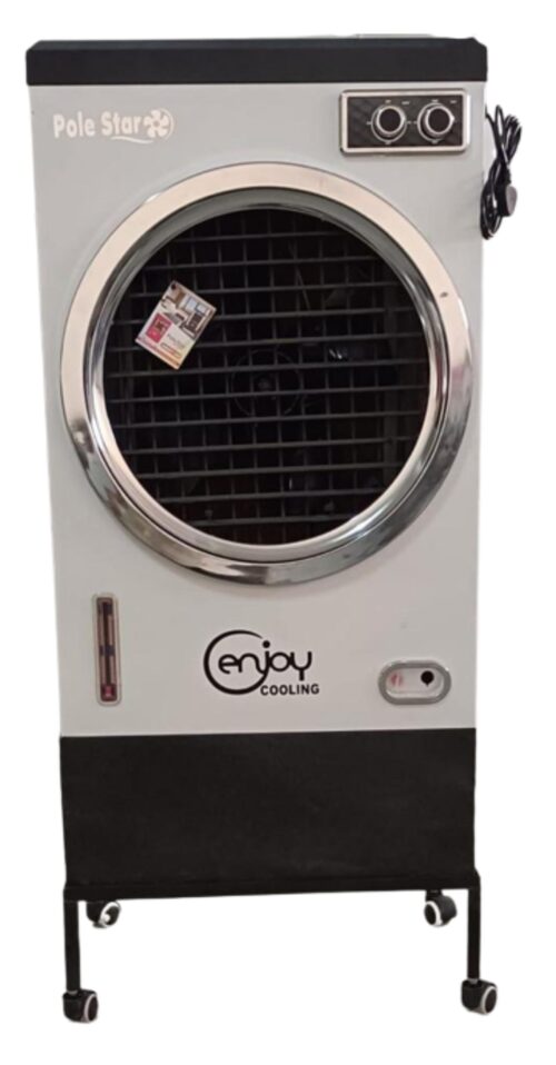 Pole Star Mild Steel Black and White 70 L Domestic Air Cooler