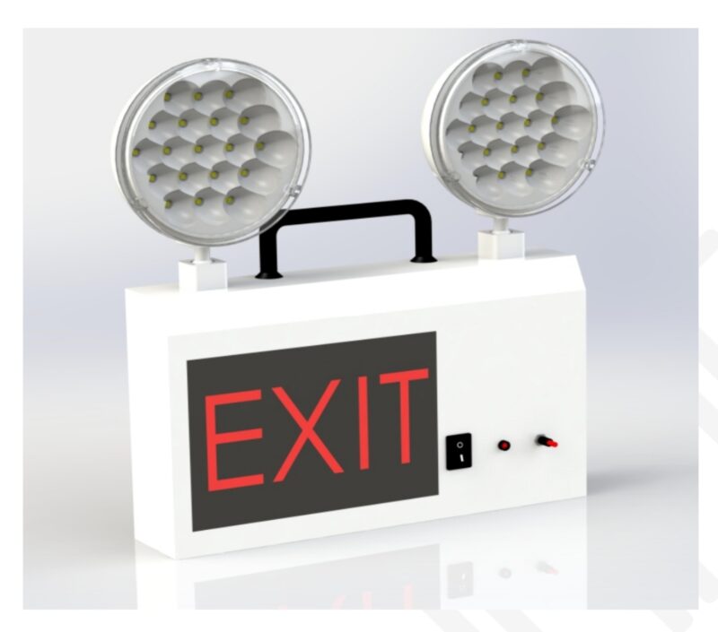 PEL LED LML CP 2X3 W LED Lamp Emergency Light Unit 3 hr Wall Mounted