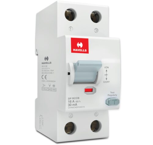HAVELLS 16 A Double Pole 30 mA RCCB