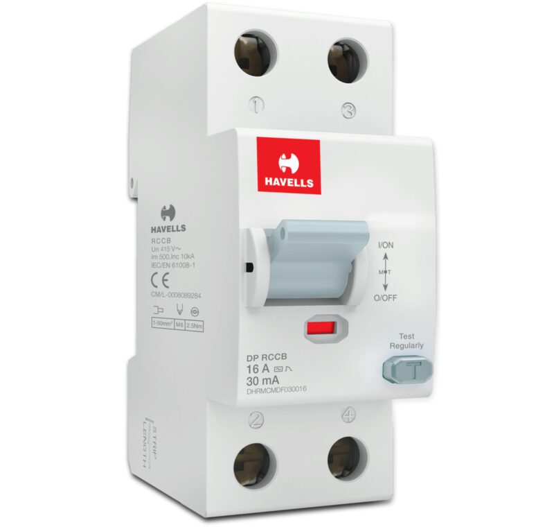 HAVELLS 16 A Double Pole 30 mA RCCB