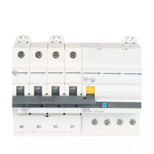L&T 63 A Four Pole 30 mA RCCB