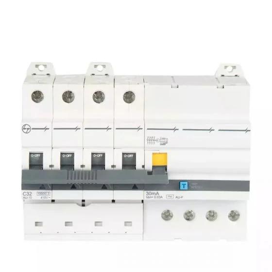 L&T 63 A Four Pole 30 mA RCCB