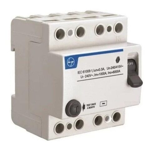 L&T BC402510 25 A Four Pole 100 mA RCCB
