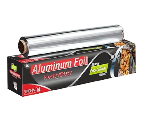 SINGHAL Plain 11 micron 12 inch 18 m Aluminium Foil