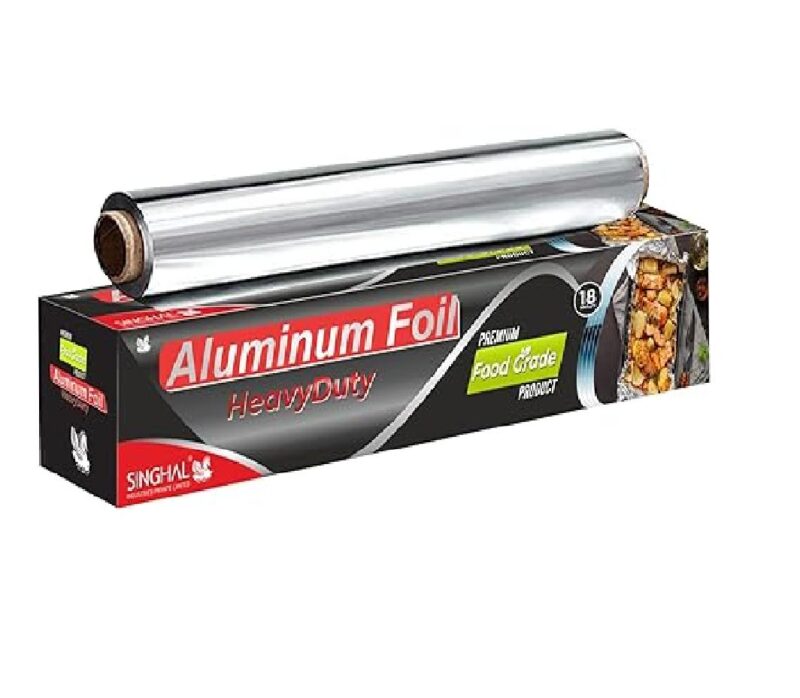 SINGHAL Plain 11 micron 12 inch 18 m Aluminium Foil