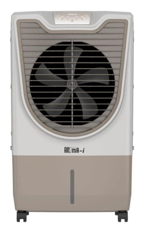 HAVELLS Altima I Plastic White  and Champagne Gold 70 L Domestic Air Cooler