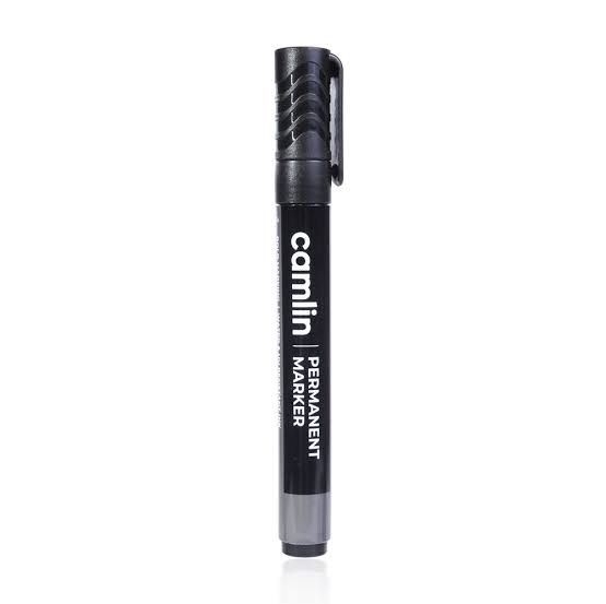 Camlin Permanent Black Markers