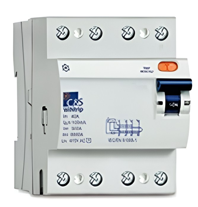 C&S CSR84P63A300-10KA 63 A Four Pole 30 mA RCCB