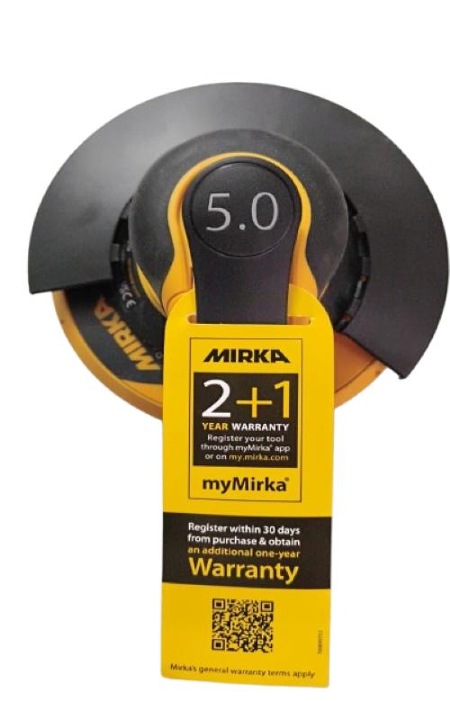 Mirka 6 inch Orbital Sander DEROS 650 400 W 6000 - 7000 rpm
