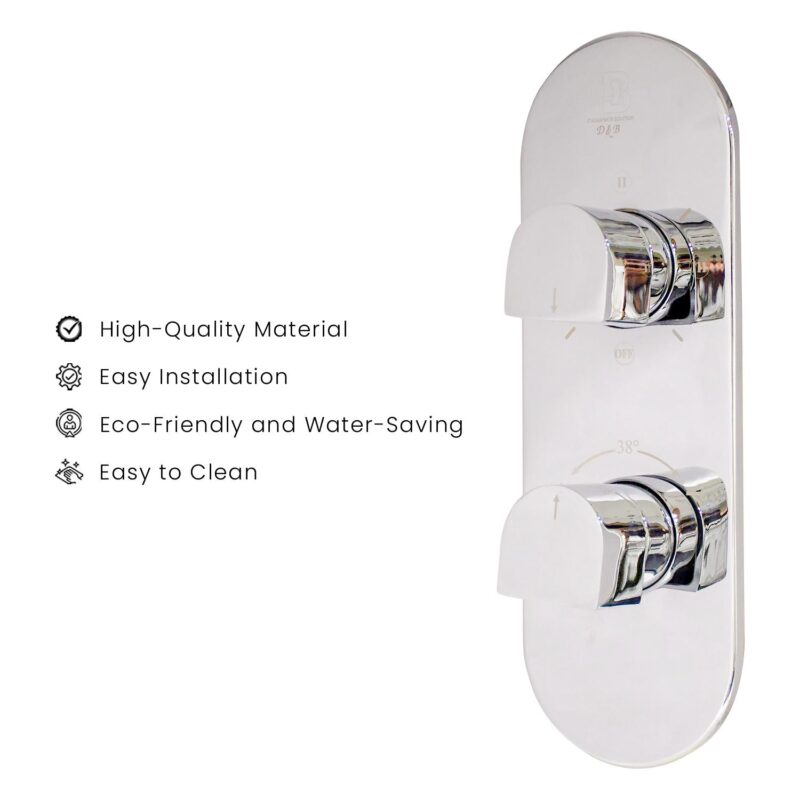 D&B Bathware Stainless Steel 4 Way Diverter Valves 12 mm