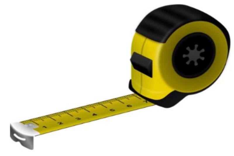 13 mm Steel and Fibre Measuring Tapes 15 m Yellow and Black