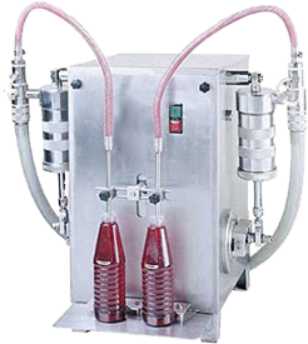 AIMS 10 - 25 bottle/min Liquid Semi Automatic Filling Machine BFM-100A
