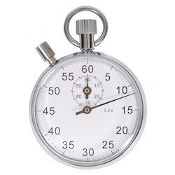 Circular Analogue Stop Watch 0.1 Second