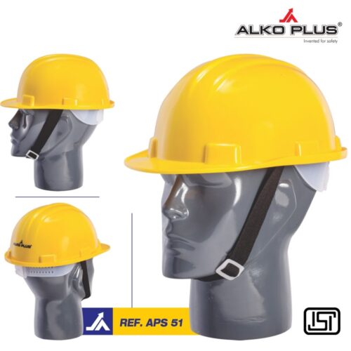 ALKO PLUS Polyethylene Multiple Colours Nape Safety Helmets APS 51