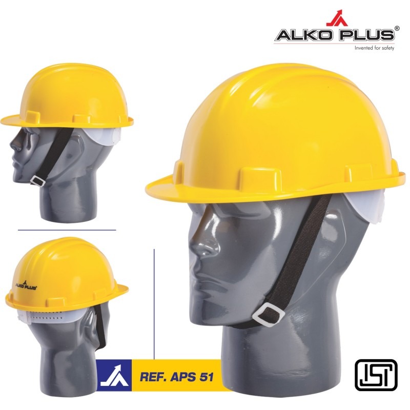 ALKO PLUS Polyethylene Multiple Colours Nape Safety Helmets APS 51