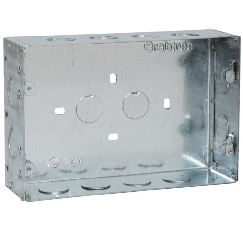 Crabtree 12 M Box 12 Module Silver MS GI Box