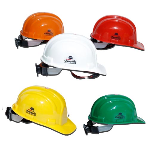 15768-130_image_0.jpg ACME HDPE Yellow Fusion Safety Helmets