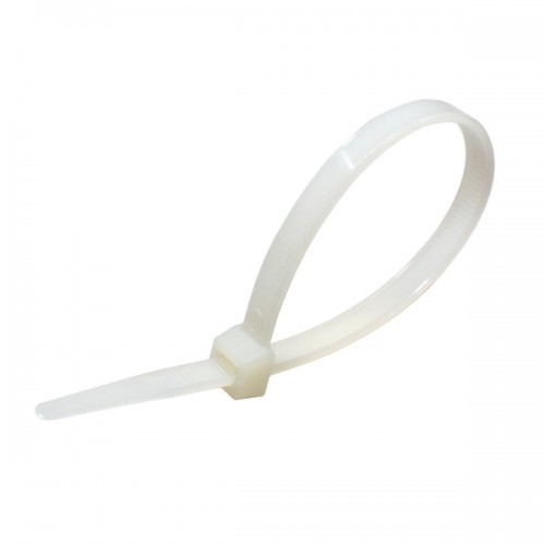 Lockwell PVC 200 mm 4.8 mm Cable Ties White