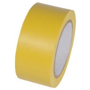 B & J Floor Marking 1 inch Yellow Masking Tape
