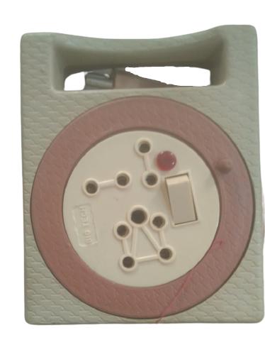BIG TECK ROUND EX/CORD Power Strip 3 Socket Universal 5 MTR. Extension Board