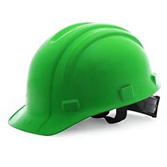 15914-19_image_0.jpg Arham HDPE Green Air Ventilated Safety Helmets