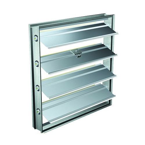 Industrial Dampers Louver Dampers  Rectangular 4.0 MS 8 x 3 inch