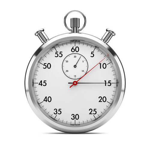 Circular Analog Stop Watch 0.1 Second