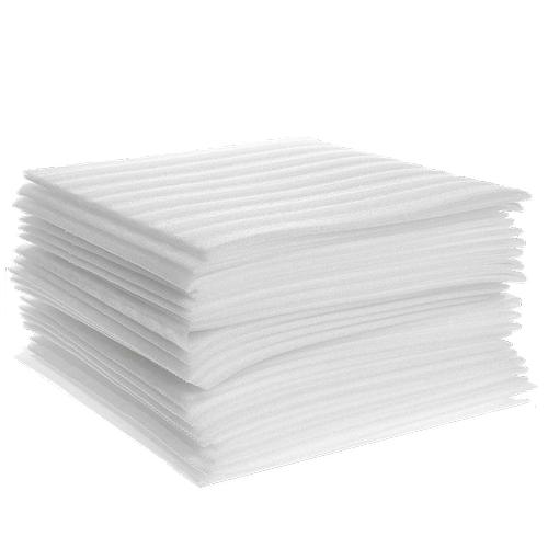 Memory EPE Packaging Foam 25 m x 1 m White