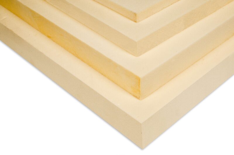 Thermal PUR Insulation Board 15mm to 300mm Yellow