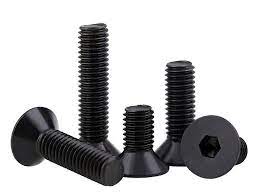 15965-2_image_0.jpg MUNDADA M12 x 55 Countersunk Flat Hex Socket Head Bolt 10.9 DIN 7991 Plain Black