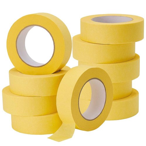 Surya Enterprises Adhesive 4 inch Yellow Masking Tape