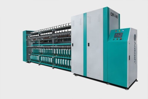 16003-103_image_0.jpg Aakash Crepe TFO Yarn Twisting Machine CRP - 140 upto 540 spindles upto 18 sections