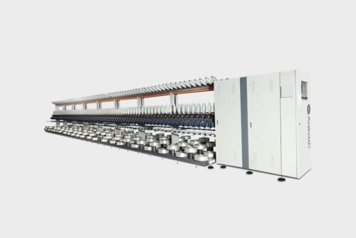 16003-121_image_0.jpg Aakash PLC Servo COPS Winder TFO Yarn Twisting Machine Servo COPS Winder upto 160 spindles upto 8 sections